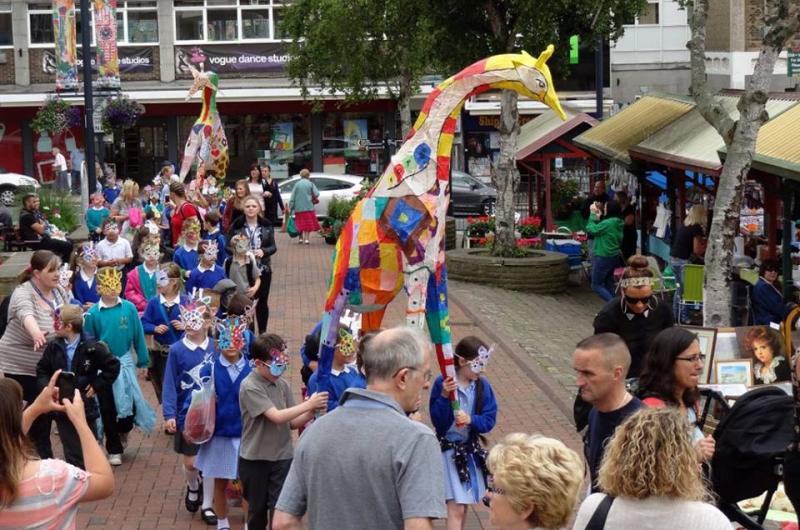 One of our greatest strengths is our experience of working with local schools and community groups, so they too can contribute to the carnival parades.