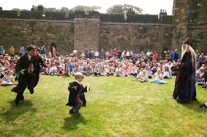 We provided a series of Harry Potter-inspired shows at Alnwick Castle from Spring to late Summer!