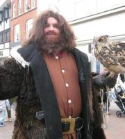 One of our lookalike performers as everyone's favourite half-giant, Hagrid!