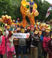 As well as masks, banners, wicker animal floats ... and the odd parrot on a stick! These designs were produced for Beeston Festival 2016.